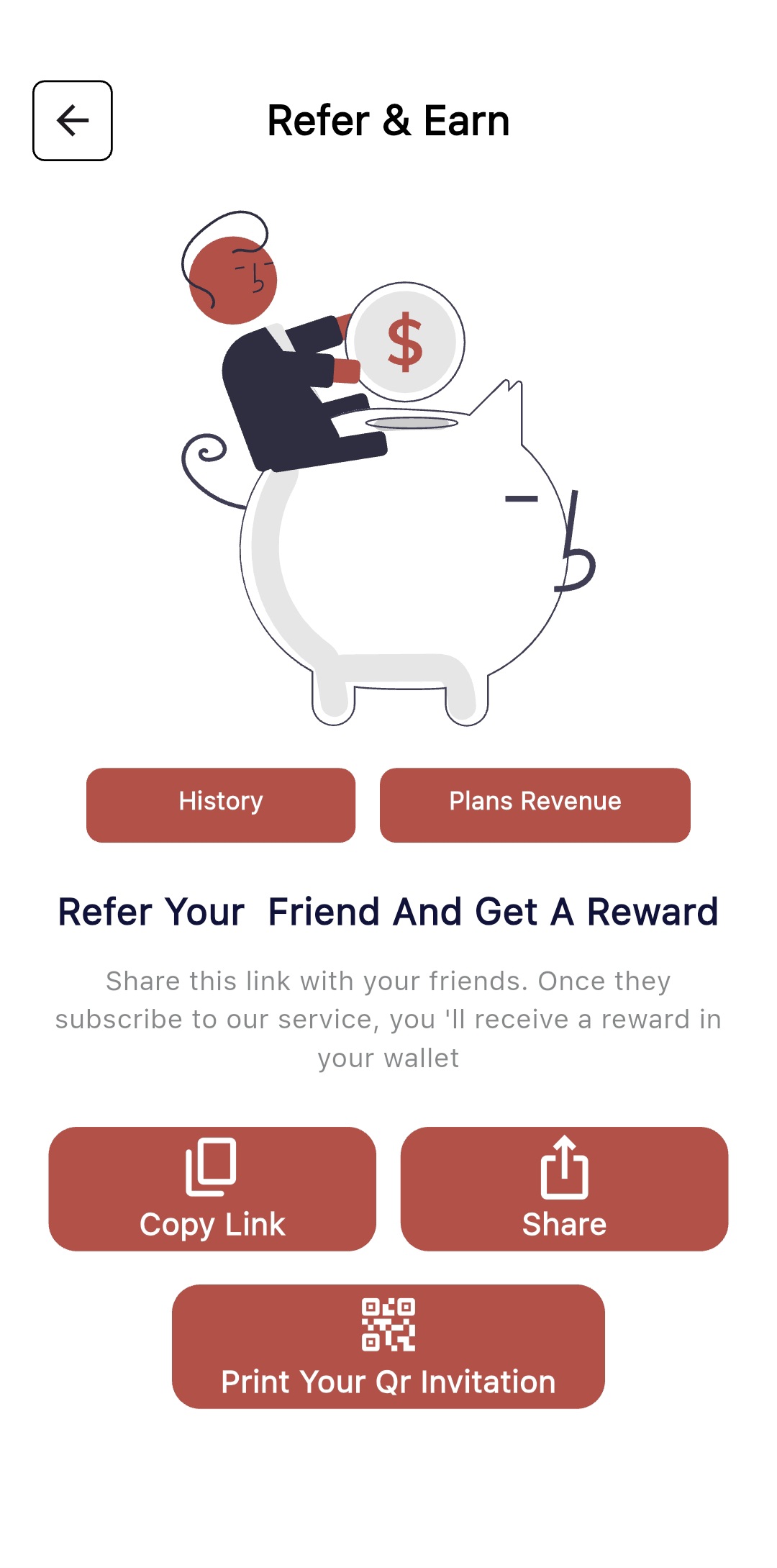 ServiFind referral program screen